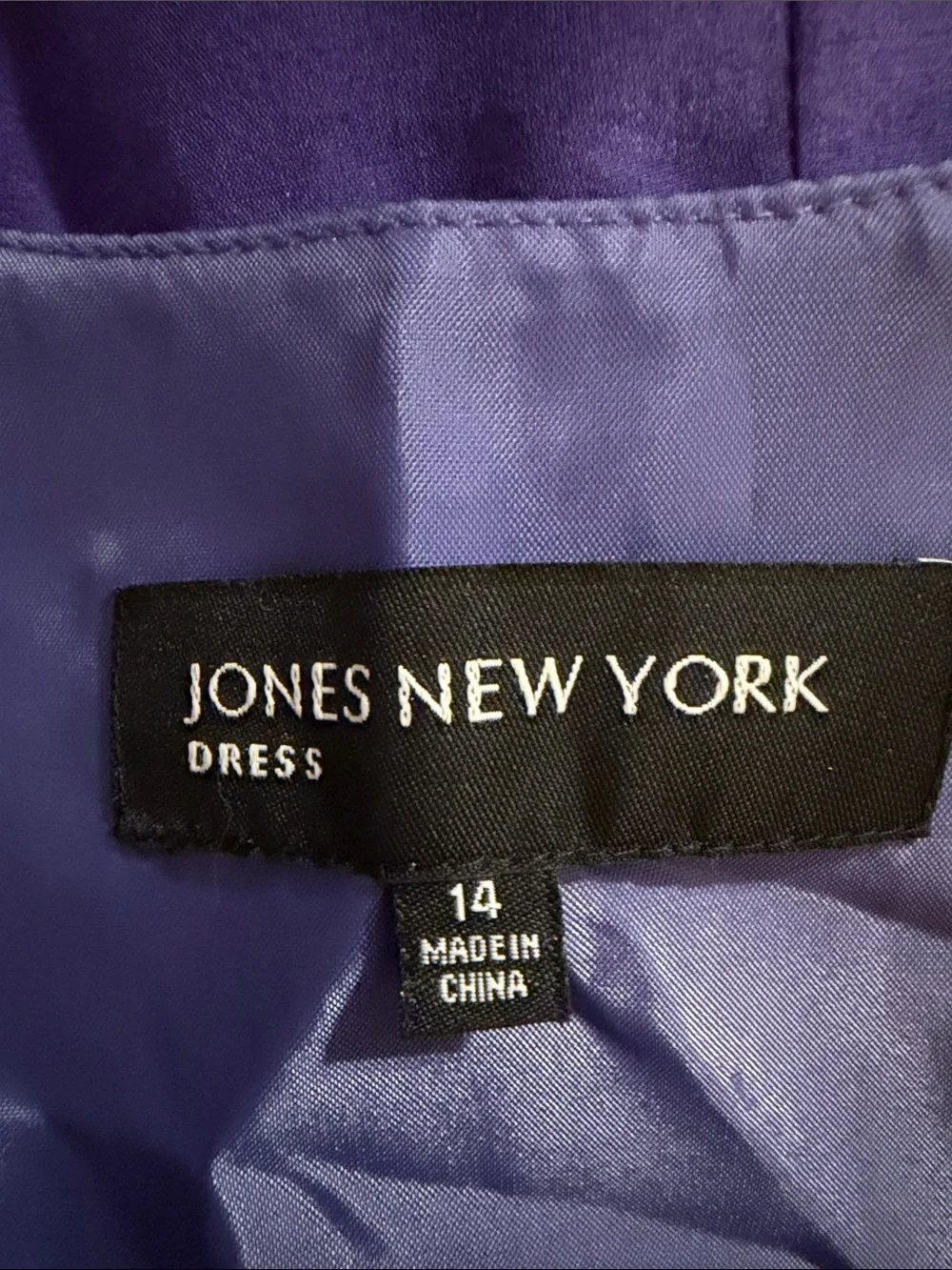 Jones New York Purple Floral Fit and Flare Midi Dress - Picture 6 of 9